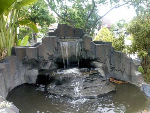 desain air terjun untuk taman