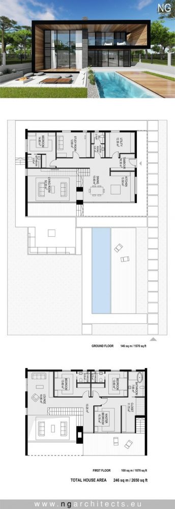 denah rumah minimalis 2 lantai 10