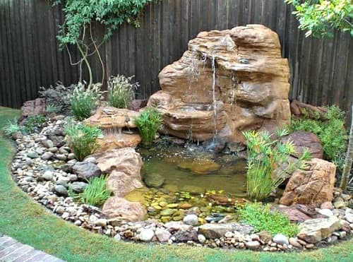 desain air terjun untuk taman