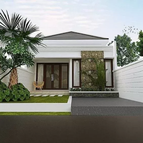 Desain Rumah Minimalis Idaman Warna Putih yang Modern