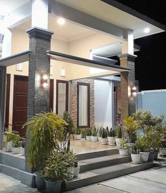 Desain Teras Rumah Minimalis Tampak Depan 