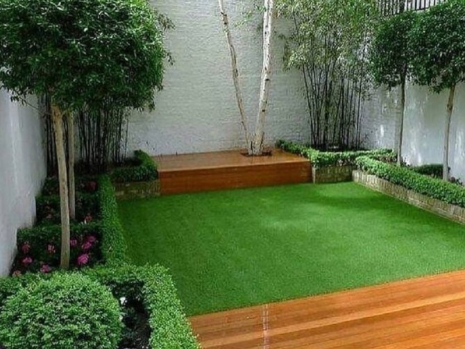 desain taman minimalis belakang rumah