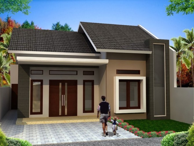 rumah minimalis 1 lantai